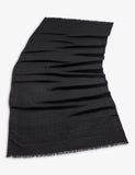 Bvlgari Lettere Maxi wool and silk stole (British brand)