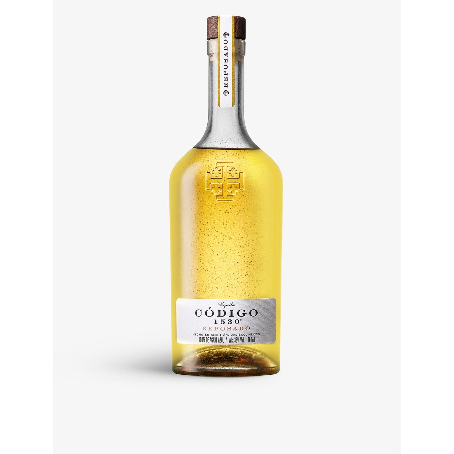 Código 1530 tequila reposado 700ml bottle, UK version