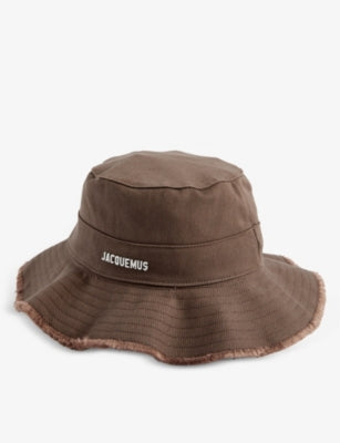 Jacquemus Le Bob Artichaut Logo-Print Cotton Bucket Hat