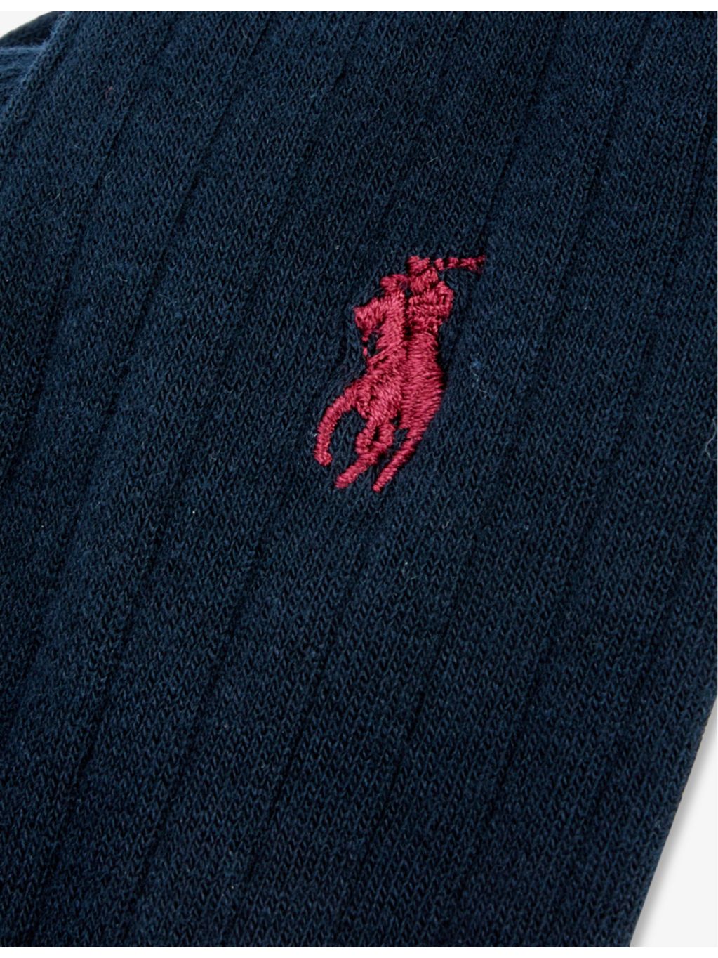 Polo Ralph Lauren logo-embroidered stretch-cotton blend socks, imported from the UK