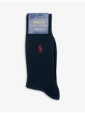 Polo Ralph Lauren logo-embroidered stretch-cotton blend socks, imported from the UK