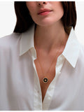 Astley Clarke Polaris large black onyx locket, imported from the UK