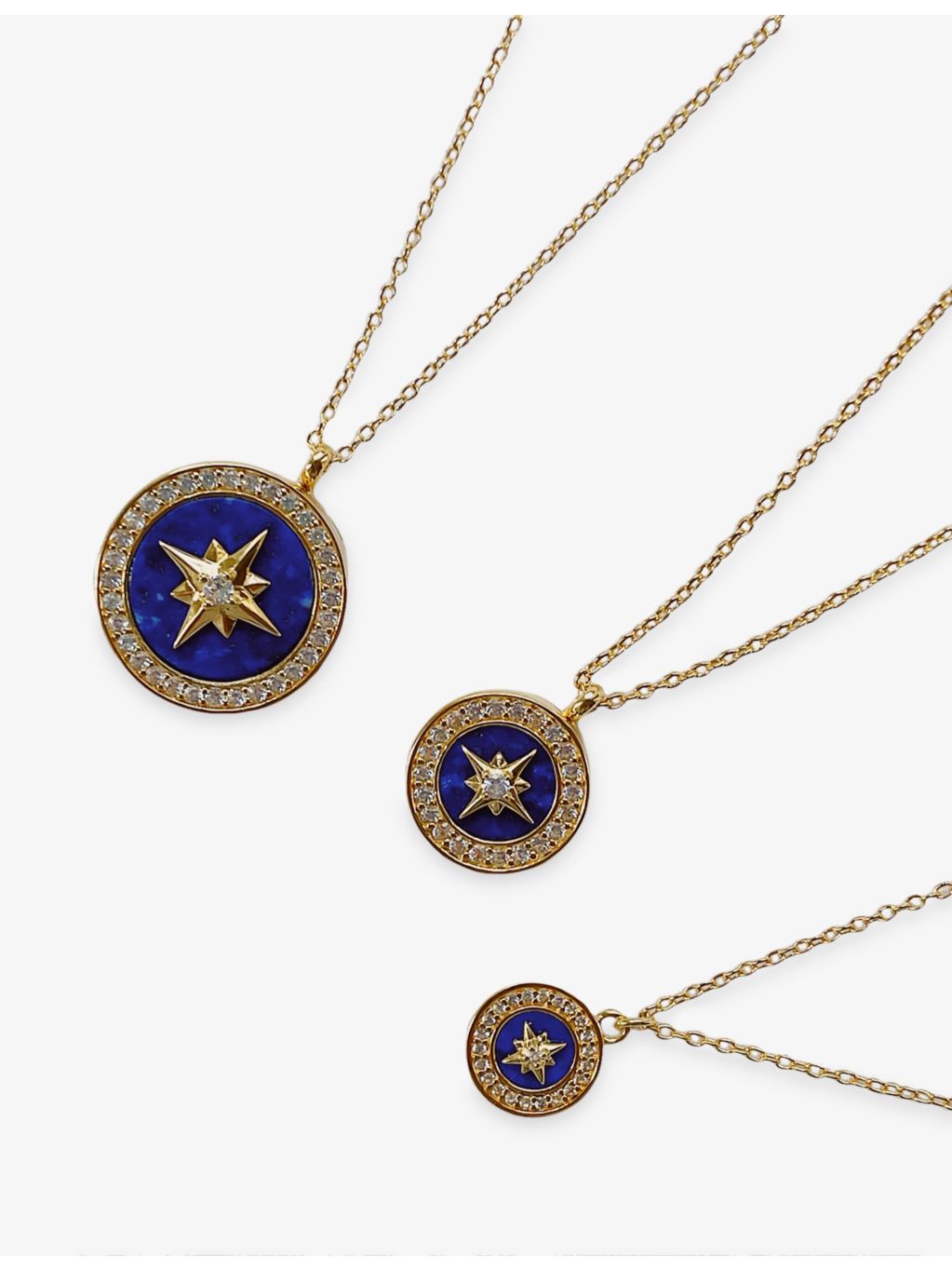Astley Clarke Polaris large black onyx locket, imported from the UK