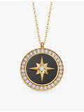 Astley Clarke Polaris large black onyx locket, imported from the UK