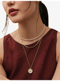 Astley Clarke Polaris large locket necklace in gold-plated sterling silver, UK version