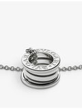 Bvlgari B.zero1 18ct white-gold pendant necklace (British brand)