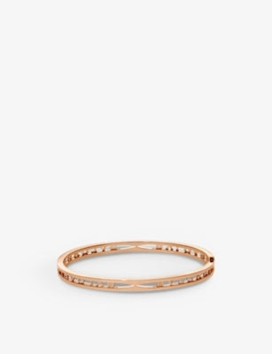 Bvlgari B.zero1 18ct Rose-Gold Bangle Bracelet