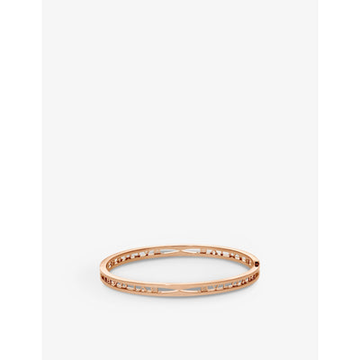 selfridges Bvlgari B.zero1 18ct Rose-Gold Bangle Bracelet- Buy online at McGrocer