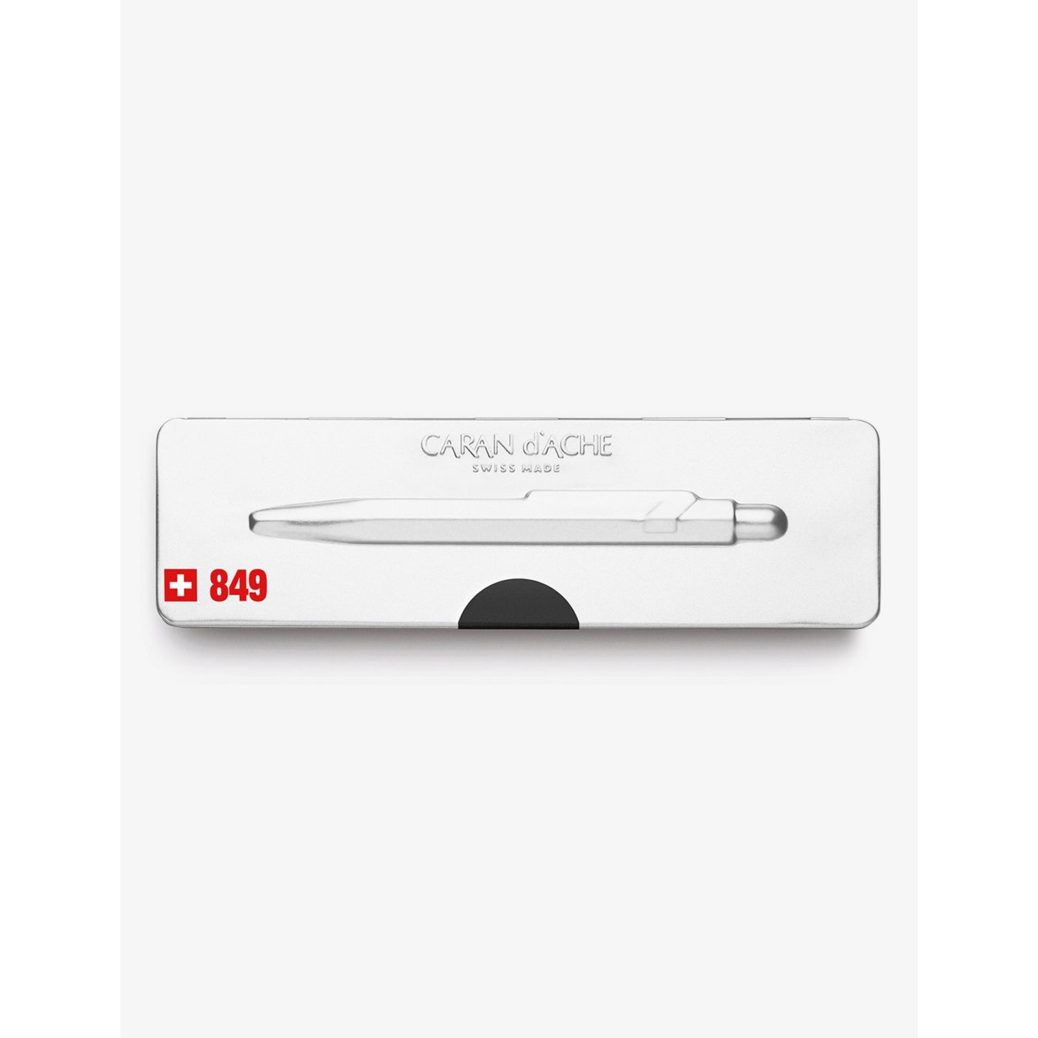 Caran d'Ache 849 refillable aluminium ballpoint pen, imported from the UK