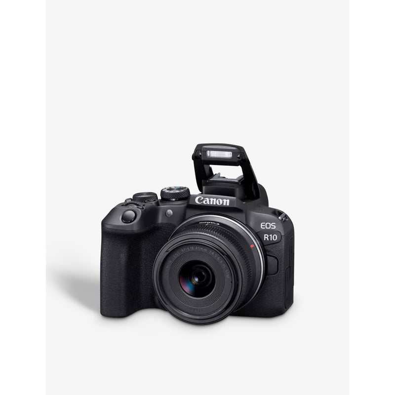 Canon EOS R10 mirrorless camera with 18-45mm lens, imported from the UK