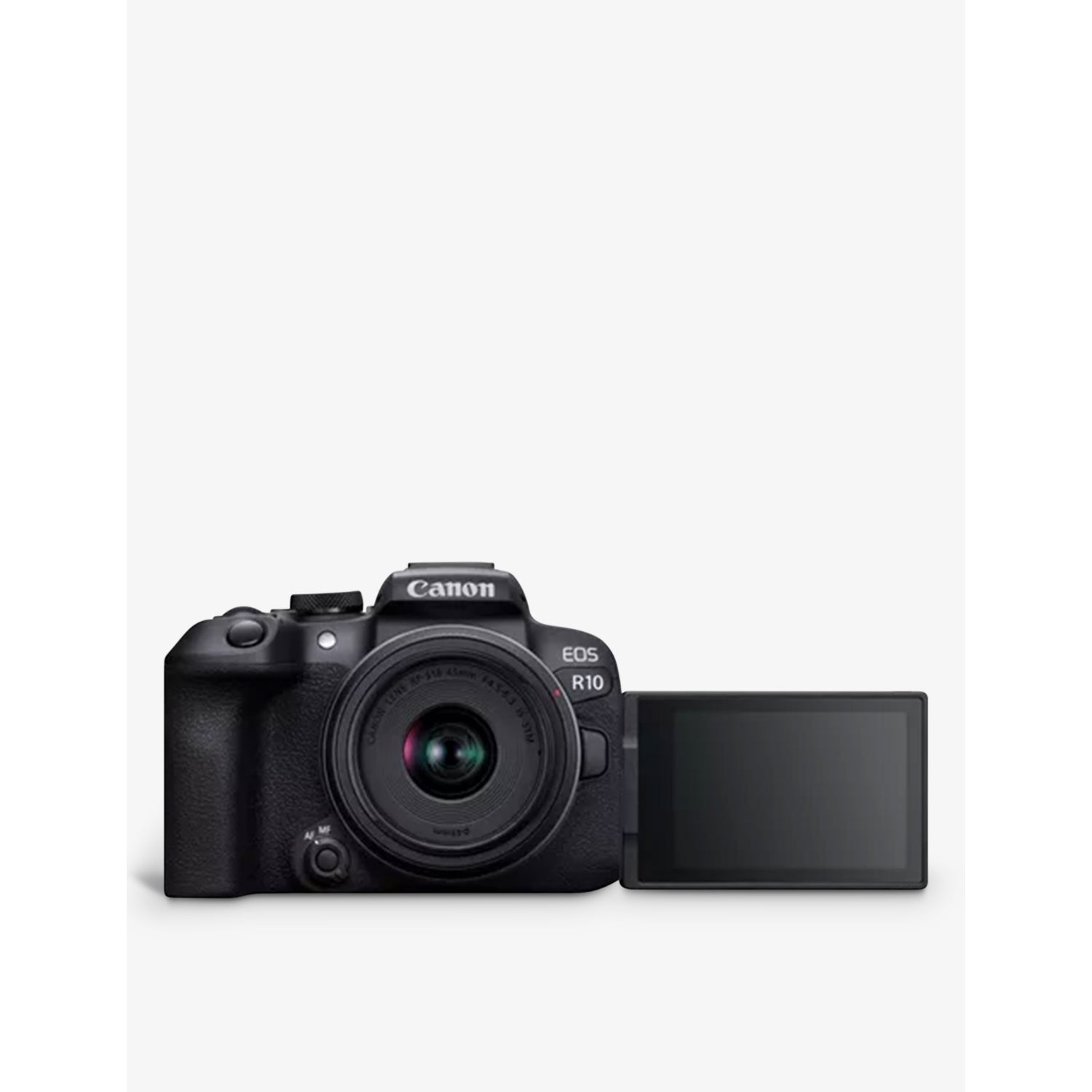Canon EOS R10 mirrorless camera with 18-45mm lens, imported from the UK