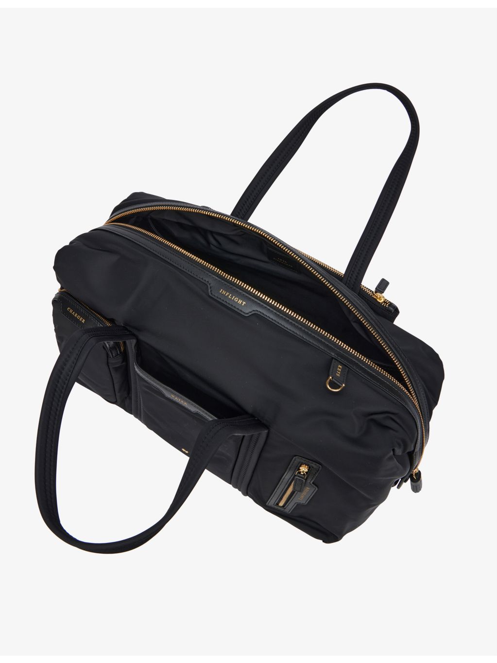 Anya Hindmarch shell travel bag nylon (British brand)