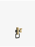 Alessi gold-toned sterling-silver stud earrings with geometric design - British product