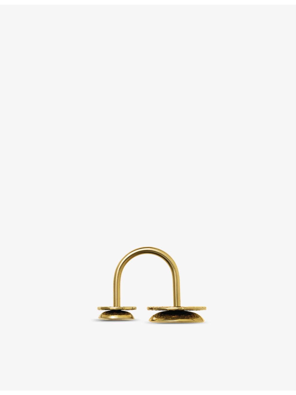 Alessi gold-toned sterling silver ring, imported from the UK