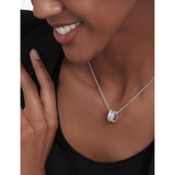 Bvlgari B.zero1 diamond pendant necklace in 18ct white gold, UK version