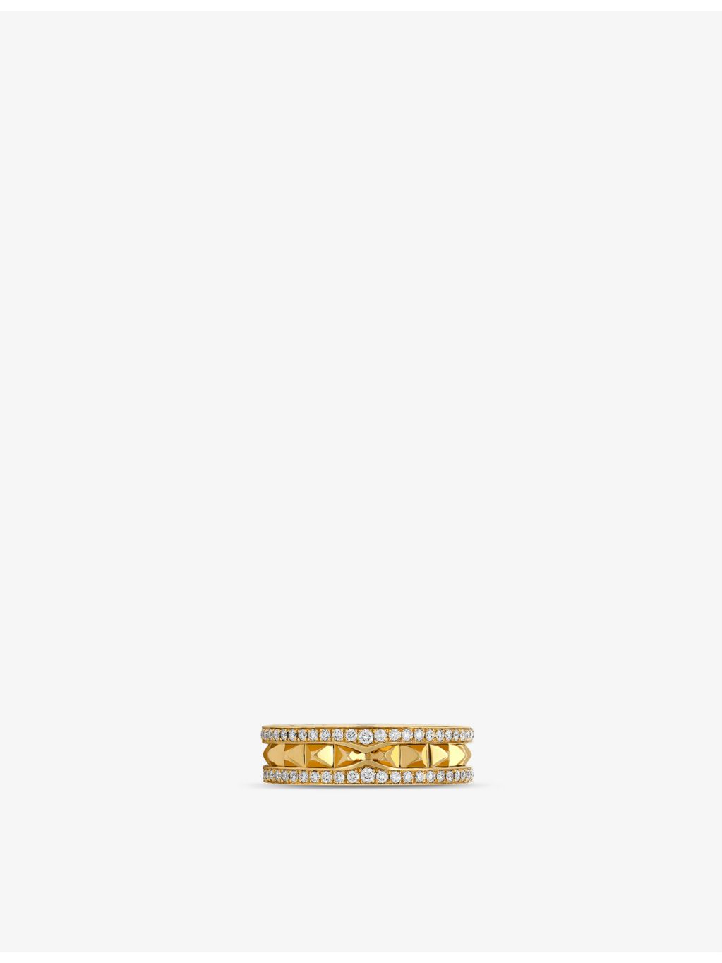 Bvlgari B.zero1 18ct yellow gold diamond ring (British brand)
