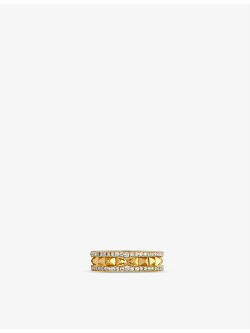 Bvlgari B.zero1 18ct yellow gold diamond ring (British brand)