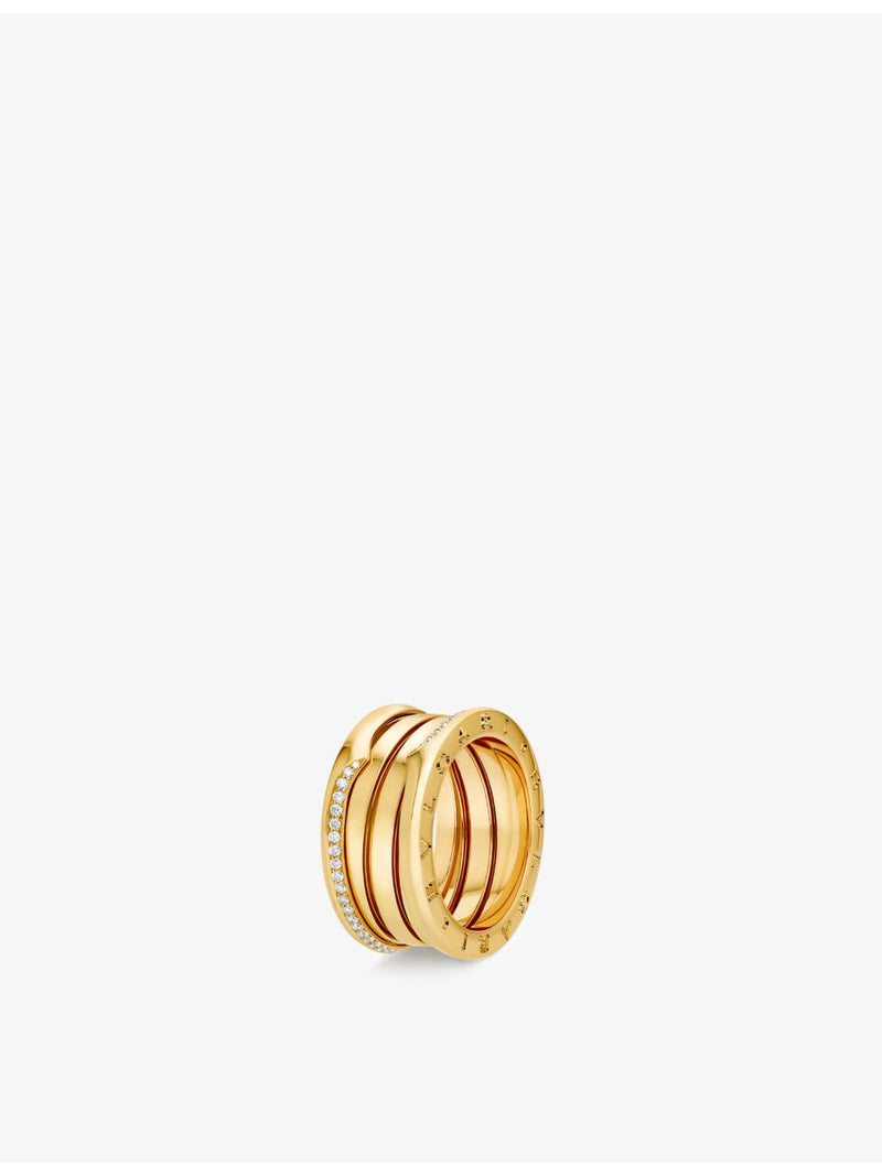 Bvlgari B.zero1 ring in 18ct yellow gold with 0.22ct diamond, UK version