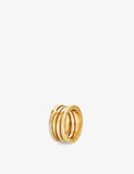 Bvlgari B.zero1 18ct Yellow-Gold and 0.22ct Brilliant-Cut Diamond Ring