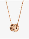 Bvlgari rose-gold pendant necklace adjustable chain 38-45cm - British product