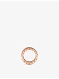 Bvlgari B.zero1 ring in rose gold and ceramic, imported from the UK