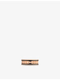 Bvlgari B.zero1 ring in rose gold and ceramic, imported from the UK