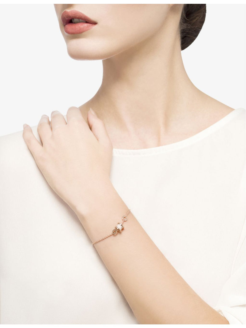 Bvlgari B.zero1 18ct rose gold diamond bracelet, imported from the UK