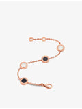 Bvlgari rose-gold mother-of-pearl onyx bracelet, imported from the UK