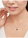 Bvlgari 18ct yellow-gold and onyx necklace, imported from the UK