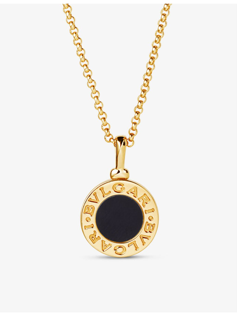 Bvlgari 18ct yellow-gold and onyx necklace, imported from the UK