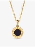 Bvlgari 18ct yellow-gold and onyx necklace, imported from the UK