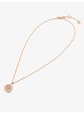 Bvlgari rose gold onyx pavé diamond necklace 0.34ct (British brand)