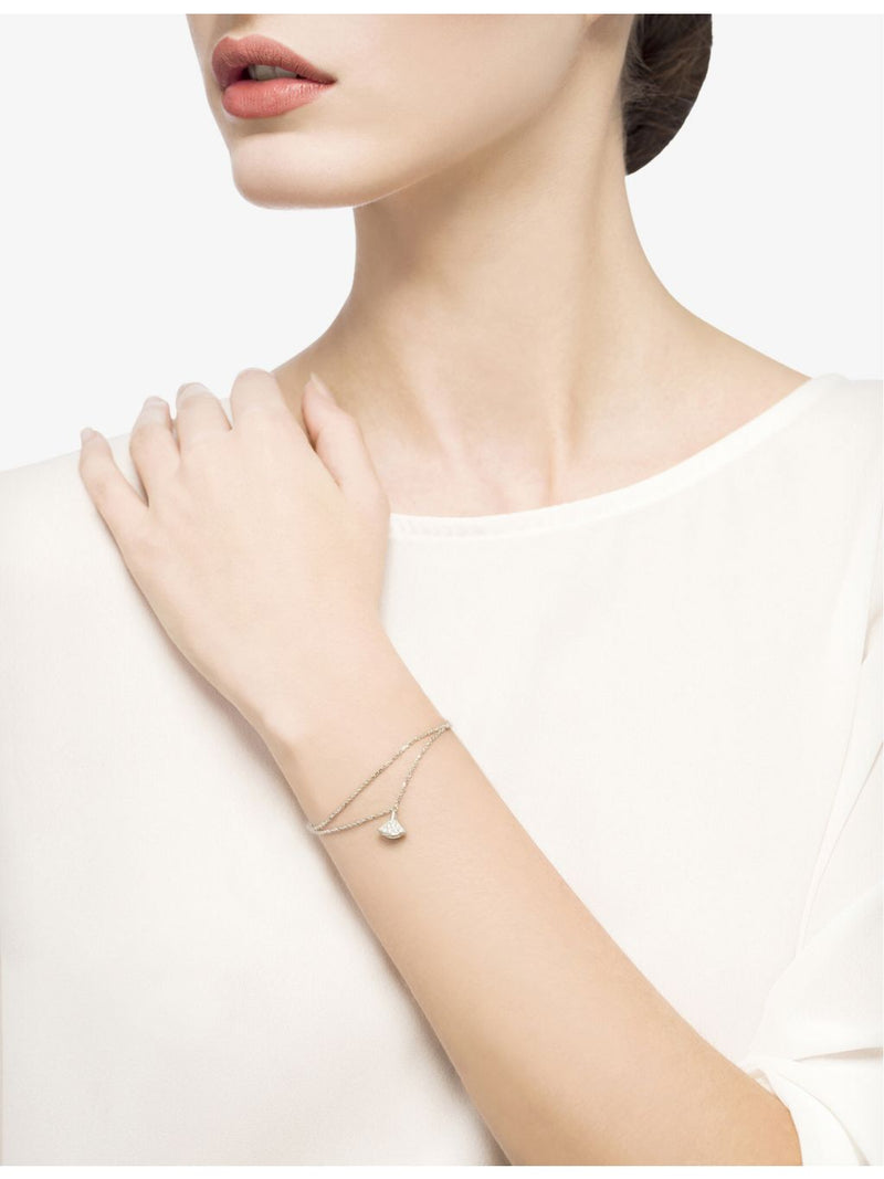 Bvlgari 18ct white gold diamond bracelet 0.26ct - British product