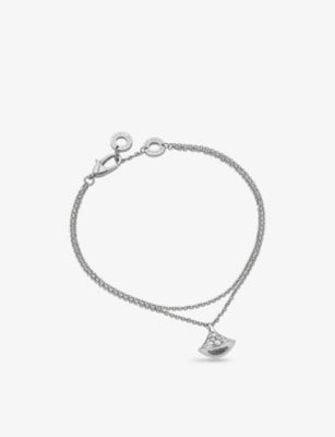 Bvlgari Diva's Dream 18ct White-Gold and 0.26ct Brilliant-Cut Diamond Bracelet