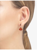 Bvlgari Divas Dream rose-gold diamond carnelian earrings, imported from the UK