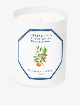 Carrière Frères Citrus Dulcis scented candle 185g (British brand)