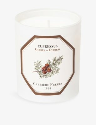 Carrière Frères scented candle Cupressus 185g (British brand)