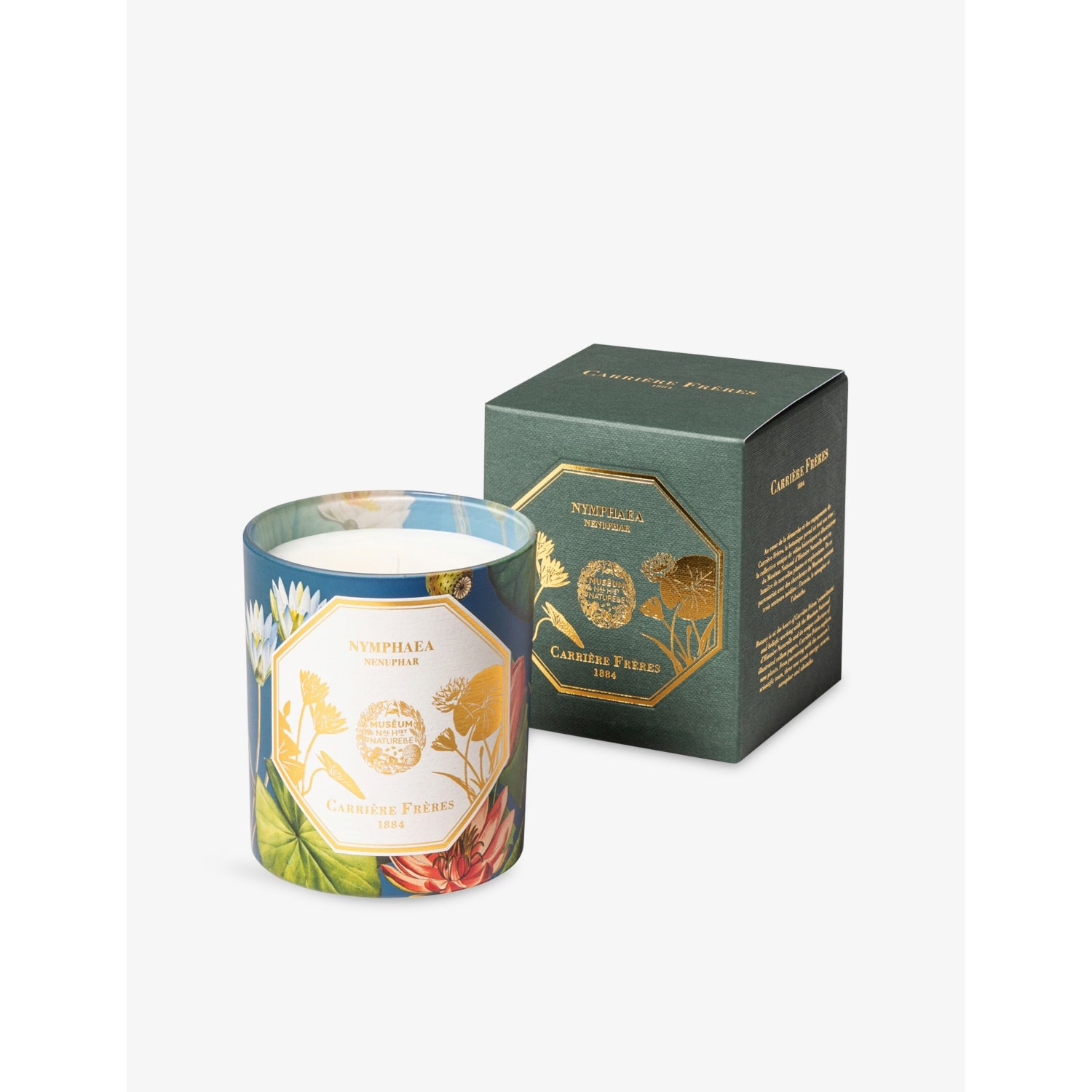 Carrière Frères Nymphaea Nenuphar scented candle 185g (British brand)