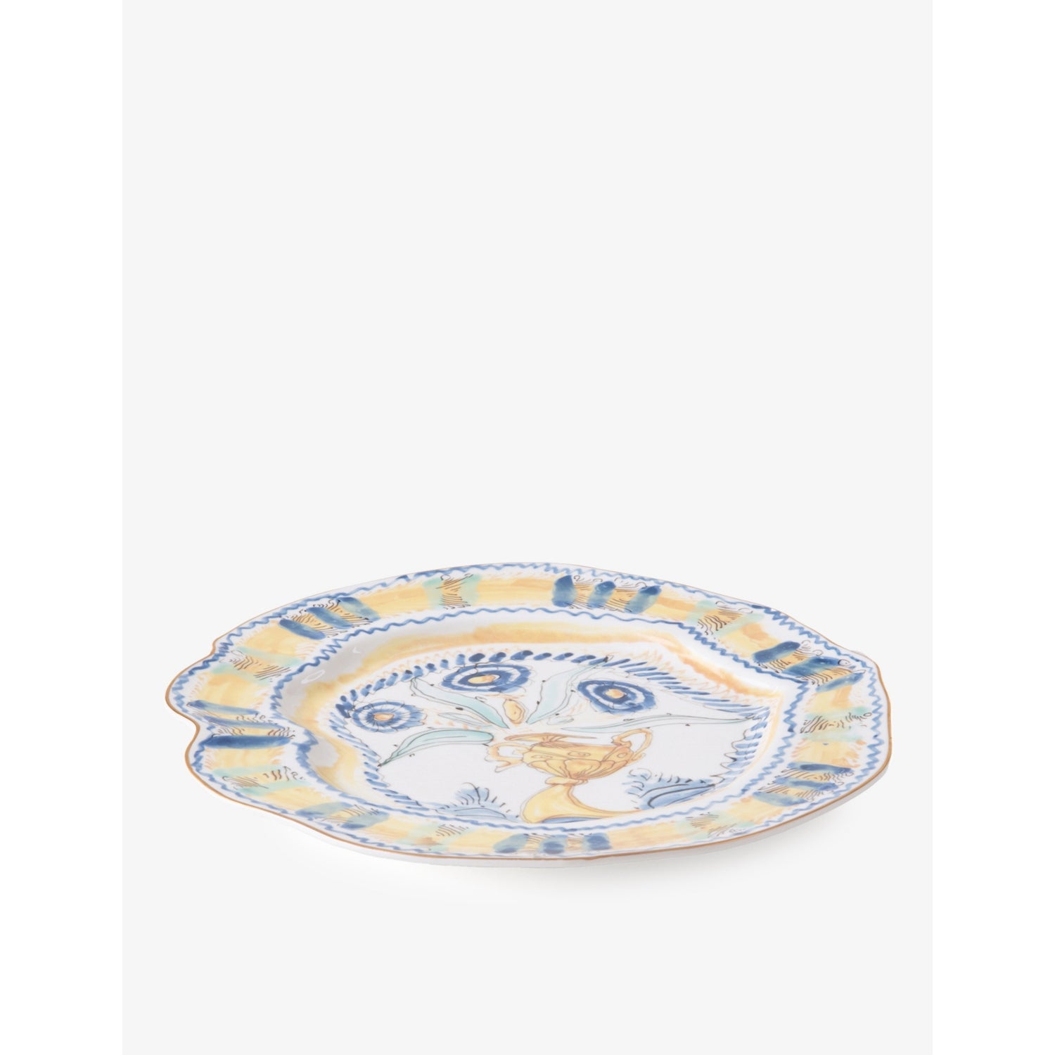 Diesel Living with Seletti dinner plate in Spanish Yellow, 28cm, UK version