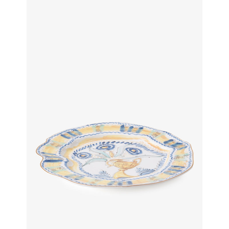 Diesel Living with Seletti dinner plate in Spanish Yellow, 28cm, UK version