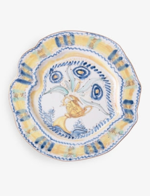 Diesel Living with Seletti dinner plate in Spanish Yellow, 28cm, UK version
