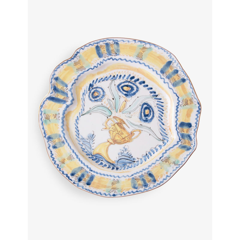 Diesel Living with Seletti dinner plate in Spanish Yellow, 28cm, UK version