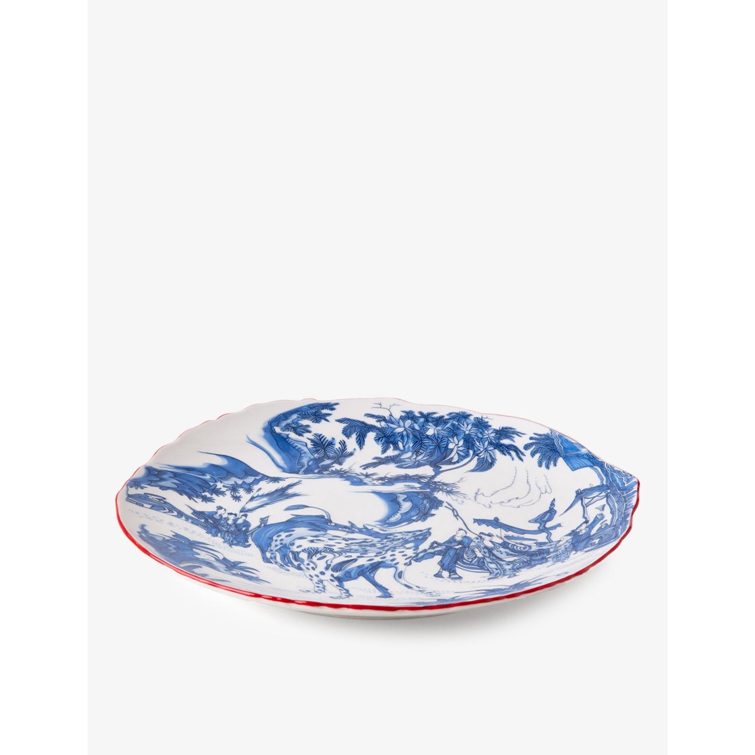 Seletti dinner plate blue chinoiserie 28cm, UK version
