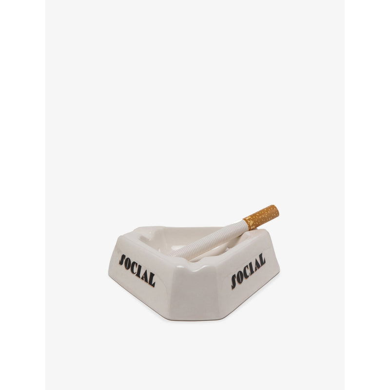 Seletti Social Smoker porcelain plate 36cm, imported from the UK