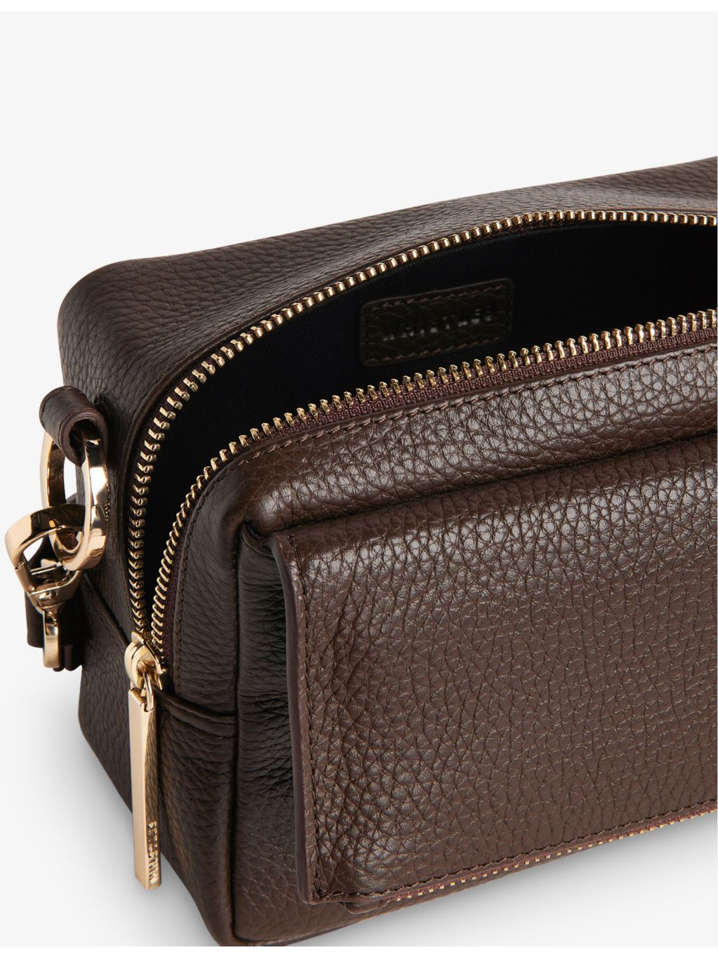 Whistles Bibi pebbled-leather cross-body bag, UK version