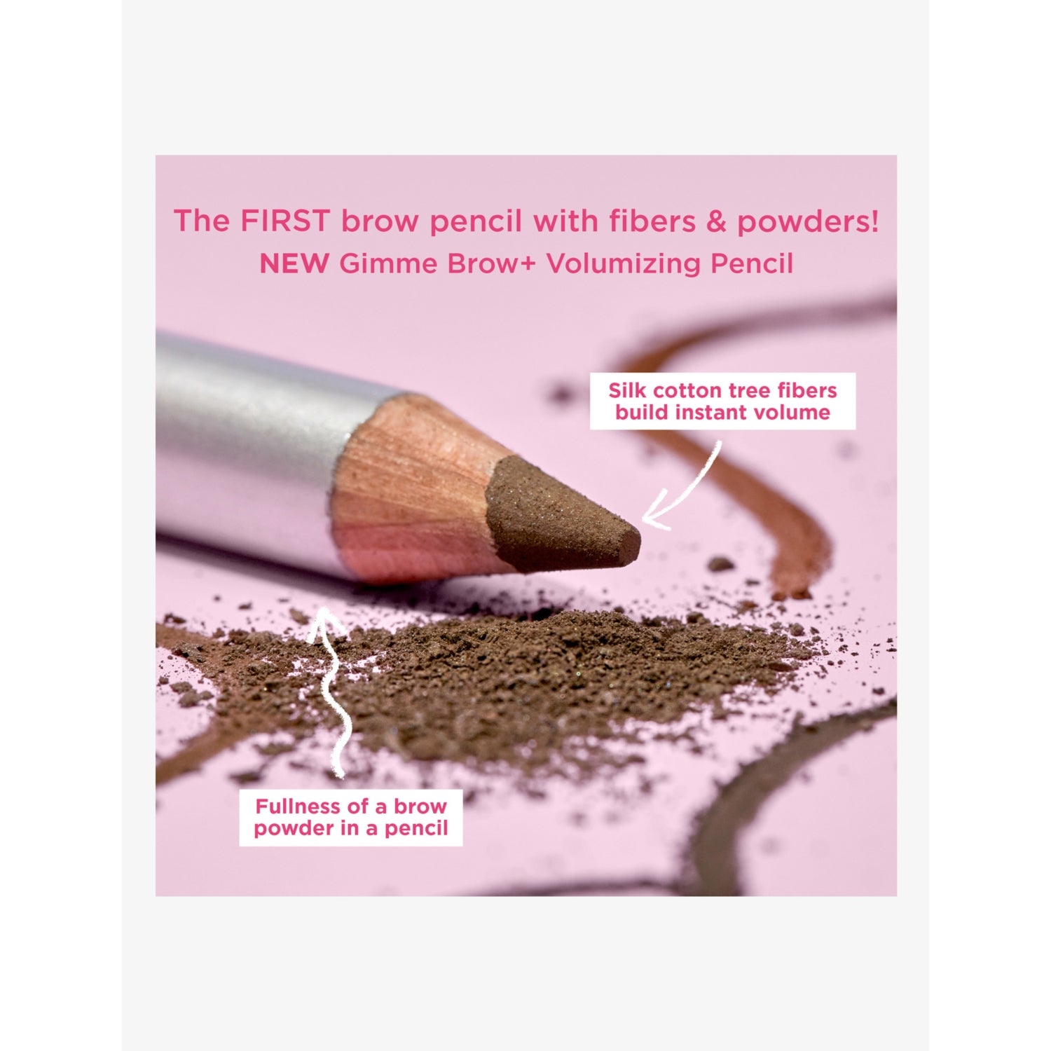 Benefit Gimme Brow+ volumizing pencil 1.19g, imported from the UK