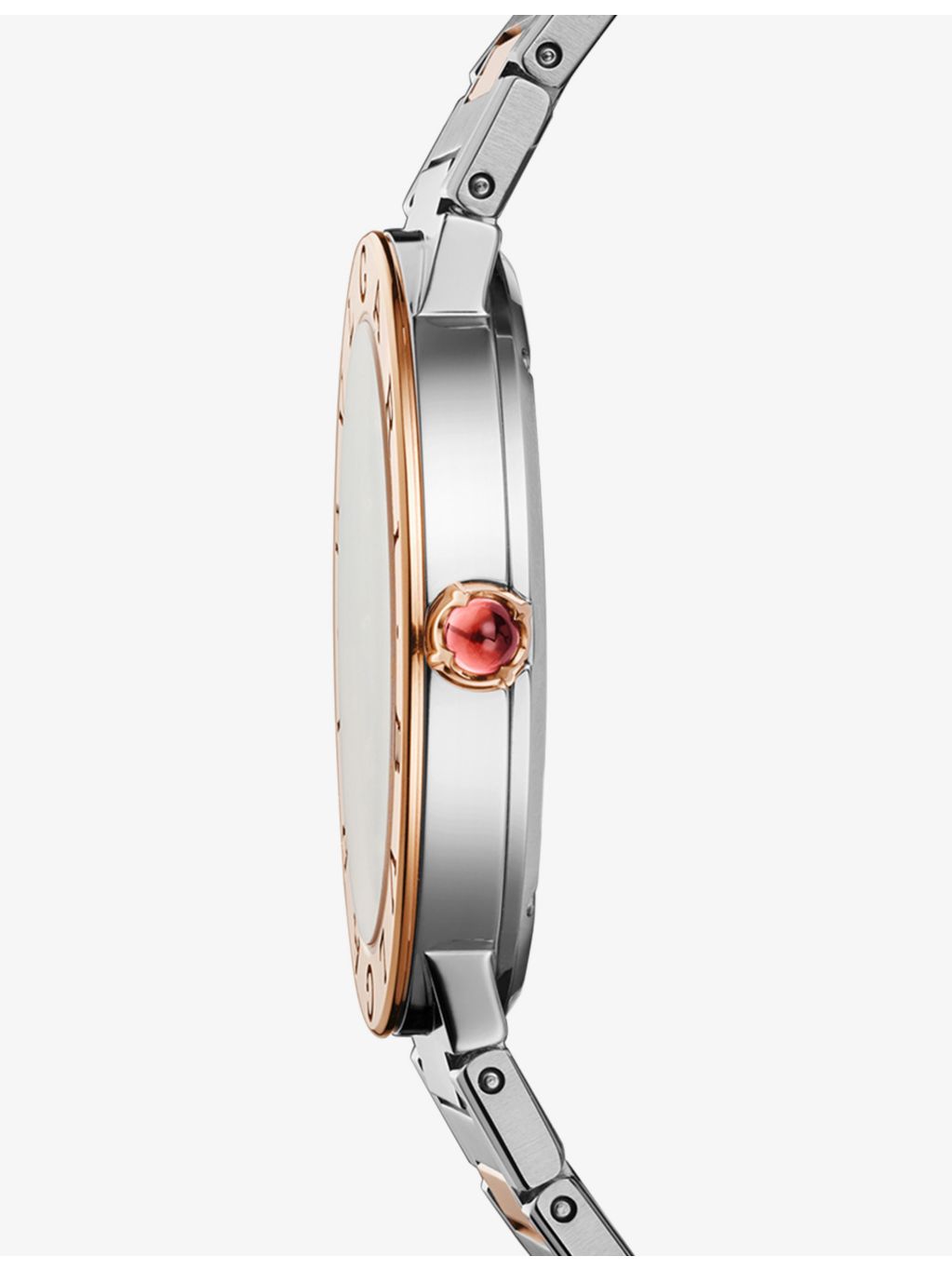 Bvlgari diamond watch 18ct rose gold stainless steel - British product