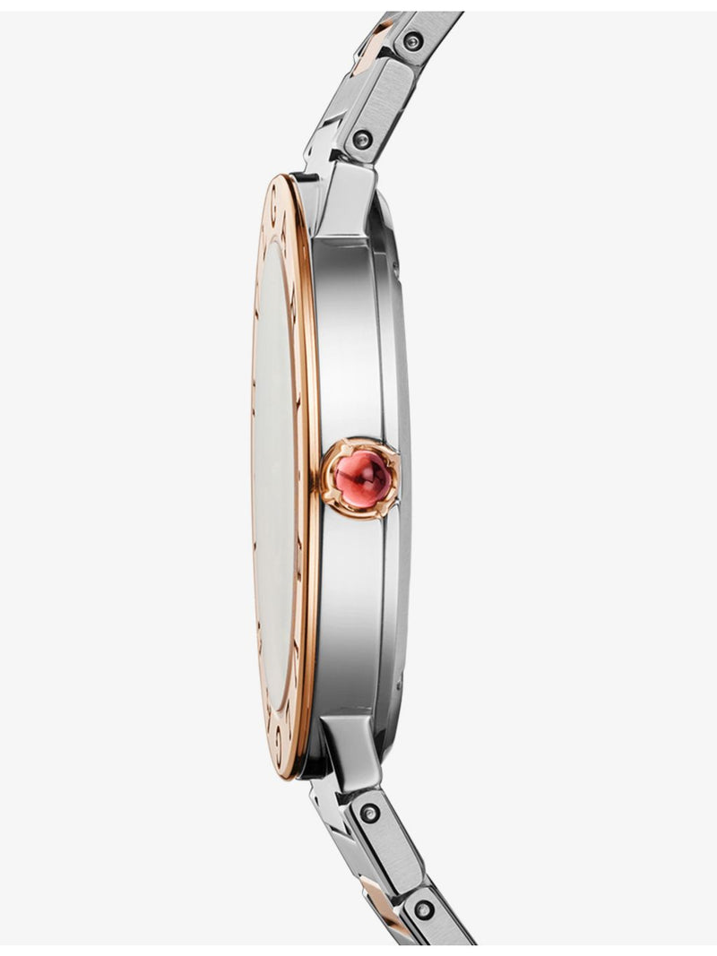 Bvlgari diamond watch 18ct rose gold stainless steel - British product
