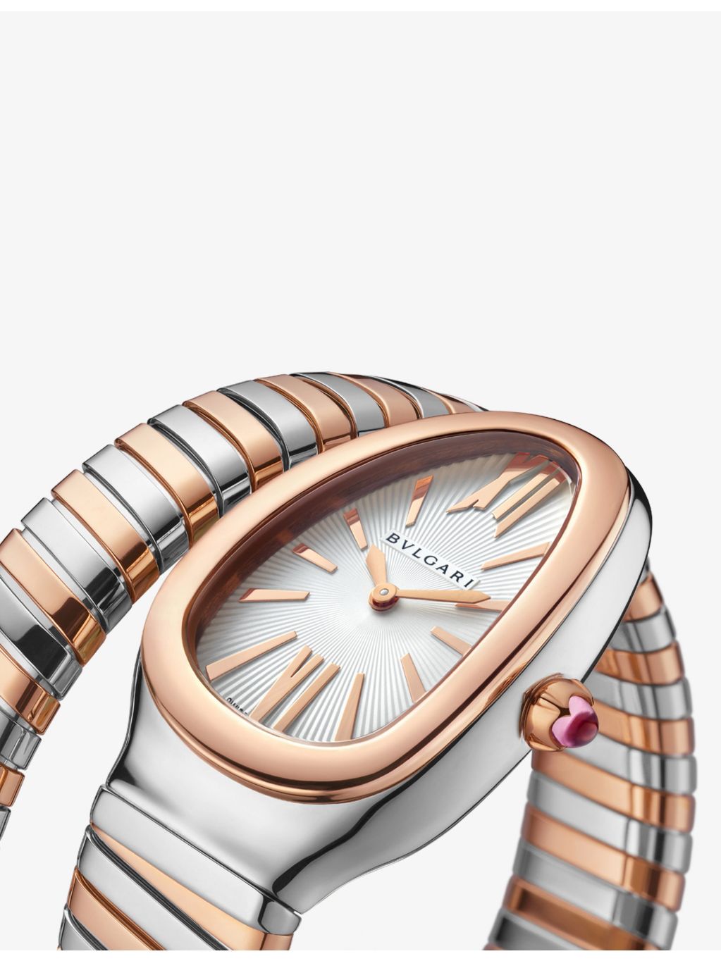 Bvlgari Serpenti Tubogas 35mm rose gold watch, imported from the UK