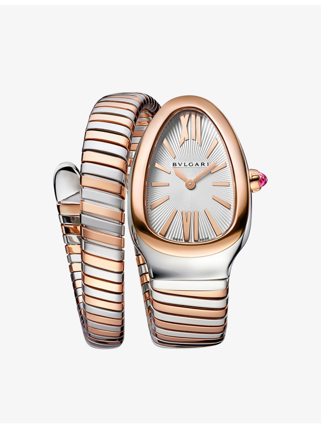 Bvlgari Serpenti Tubogas 35mm rose gold watch, imported from the UK